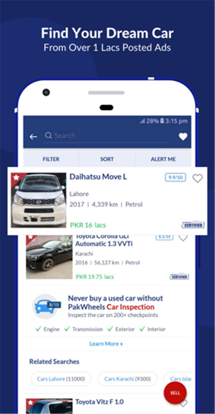 PakWheels: Buy & Sell Cars screenshot2