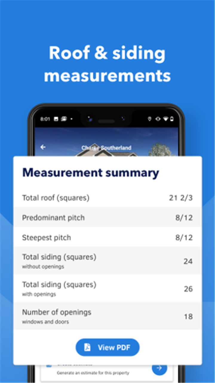 Hover - measure, design, quote screenshot4