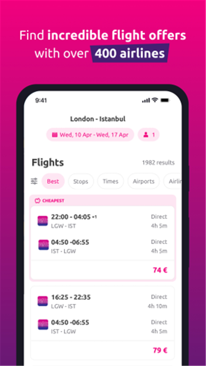 Lastminute Hotels & Flights screenshot4