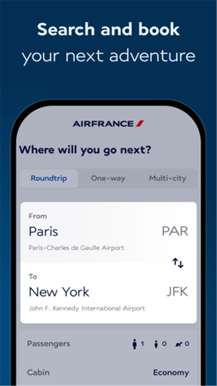 Air France - Book a flight screenshot3