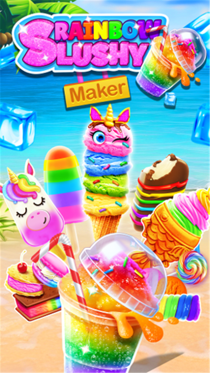 Rainbow Frozen Slushy Truck screenshot1