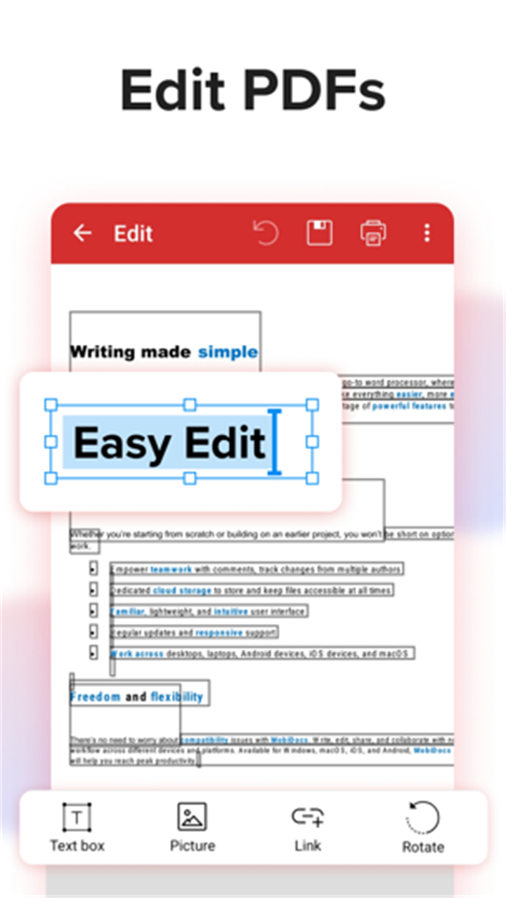 MobiPDF: PDF Editor & Scanner screenshot3