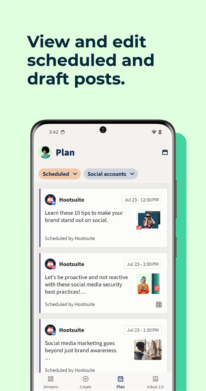 Hootsuite: Schedule Posts screenshot4