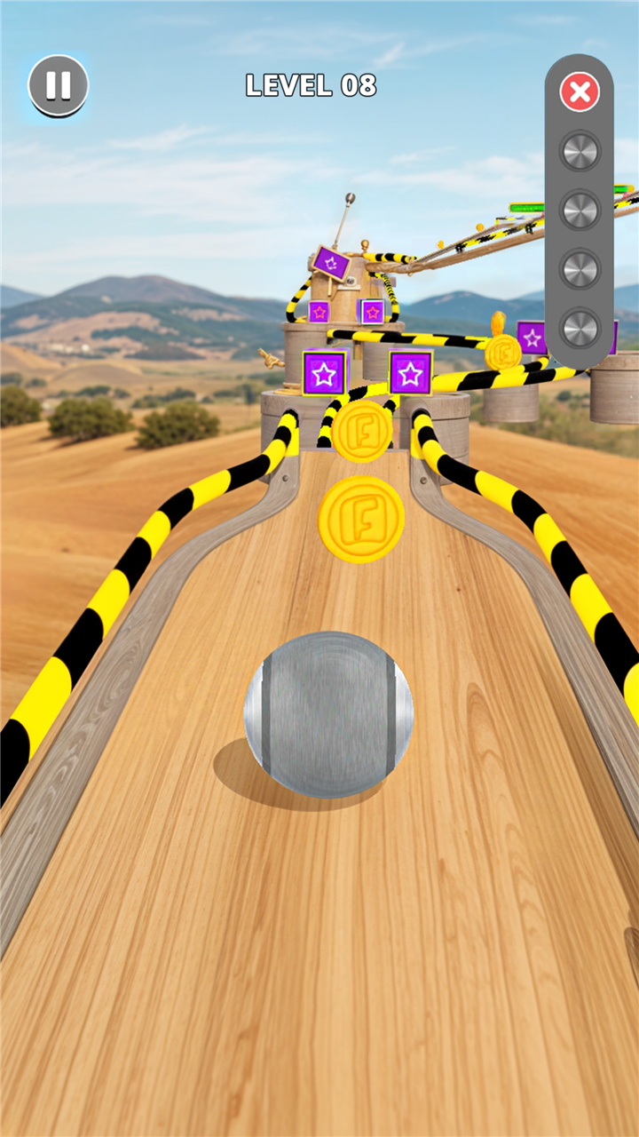 Sky Rolling Ball Run 3D screenshot1