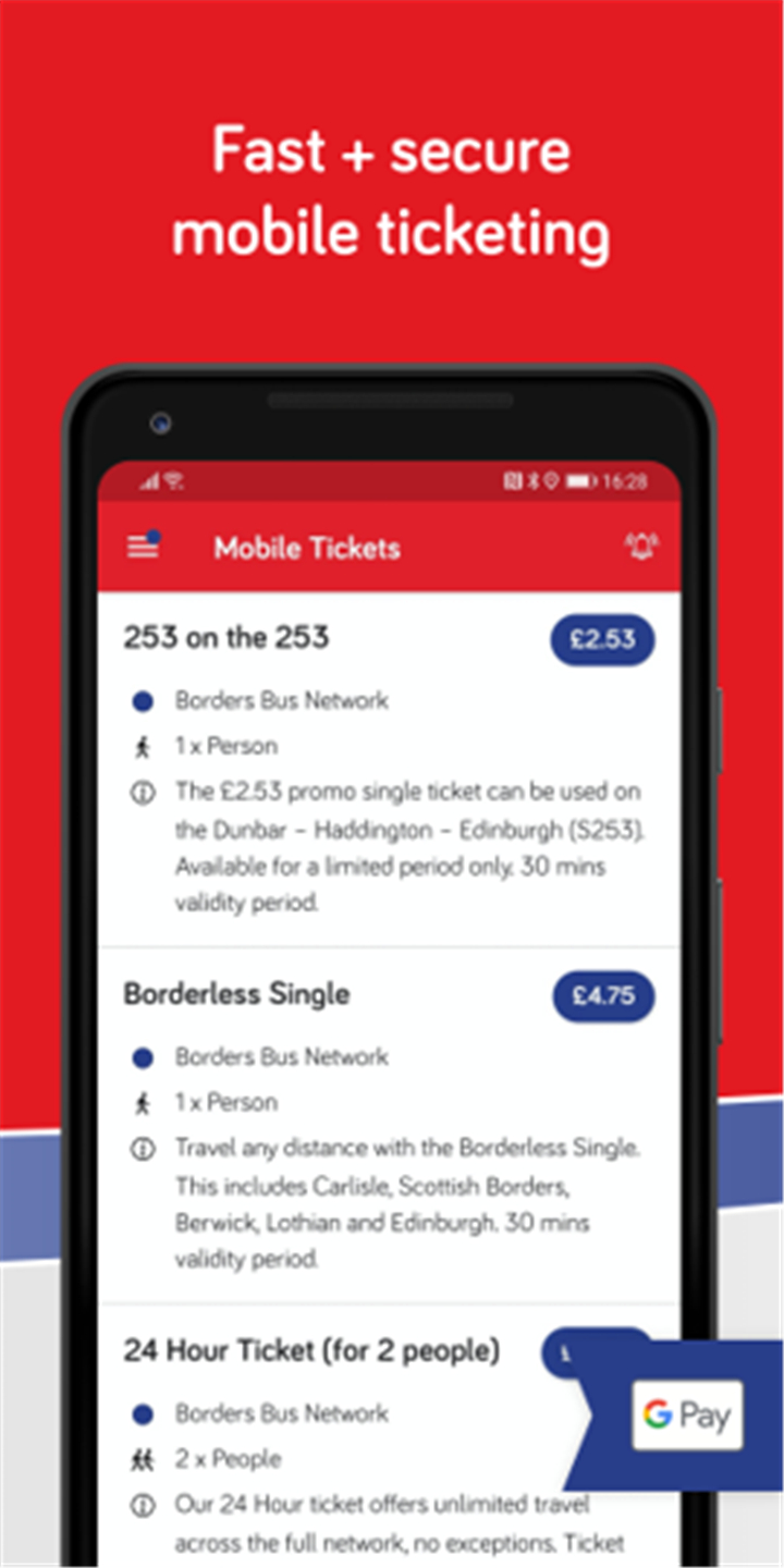 Borders Buses screenshot3