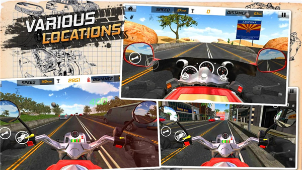 Traffic Rider: Highway Race screenshot2