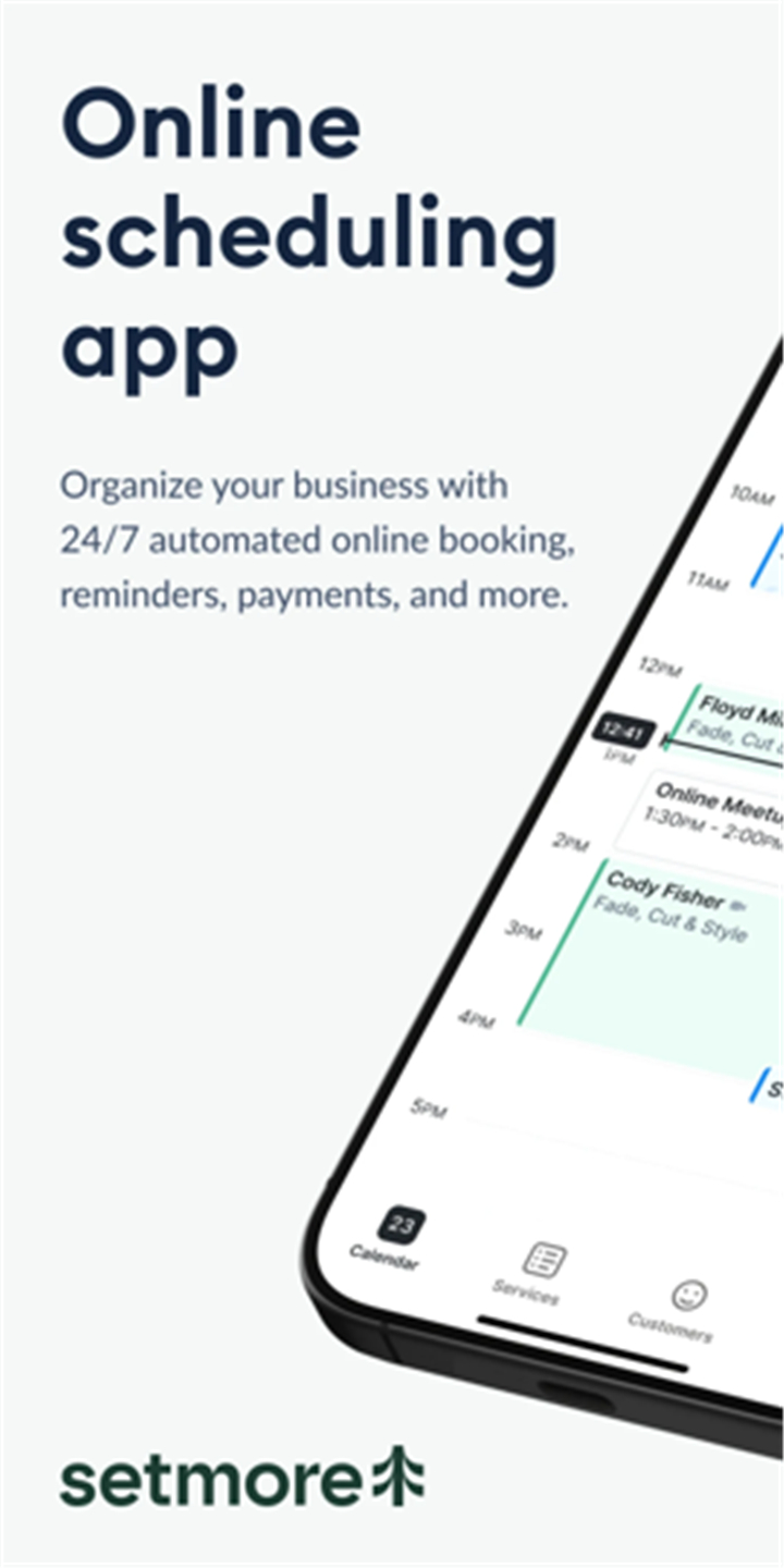 Setmore Appointment Scheduling screenshot1