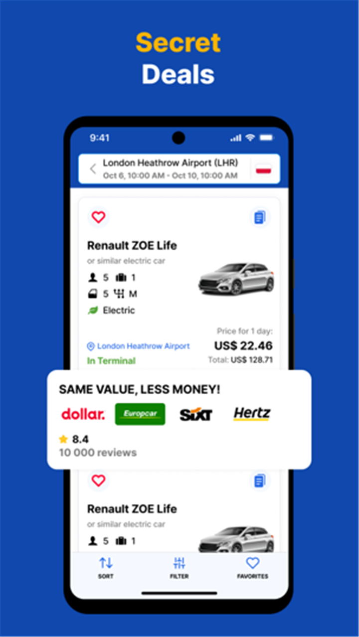 EconomyBookings Car Rental screenshot4