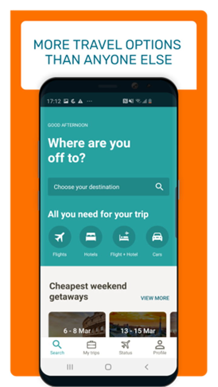 Travellink: Flights & hotels screenshot1