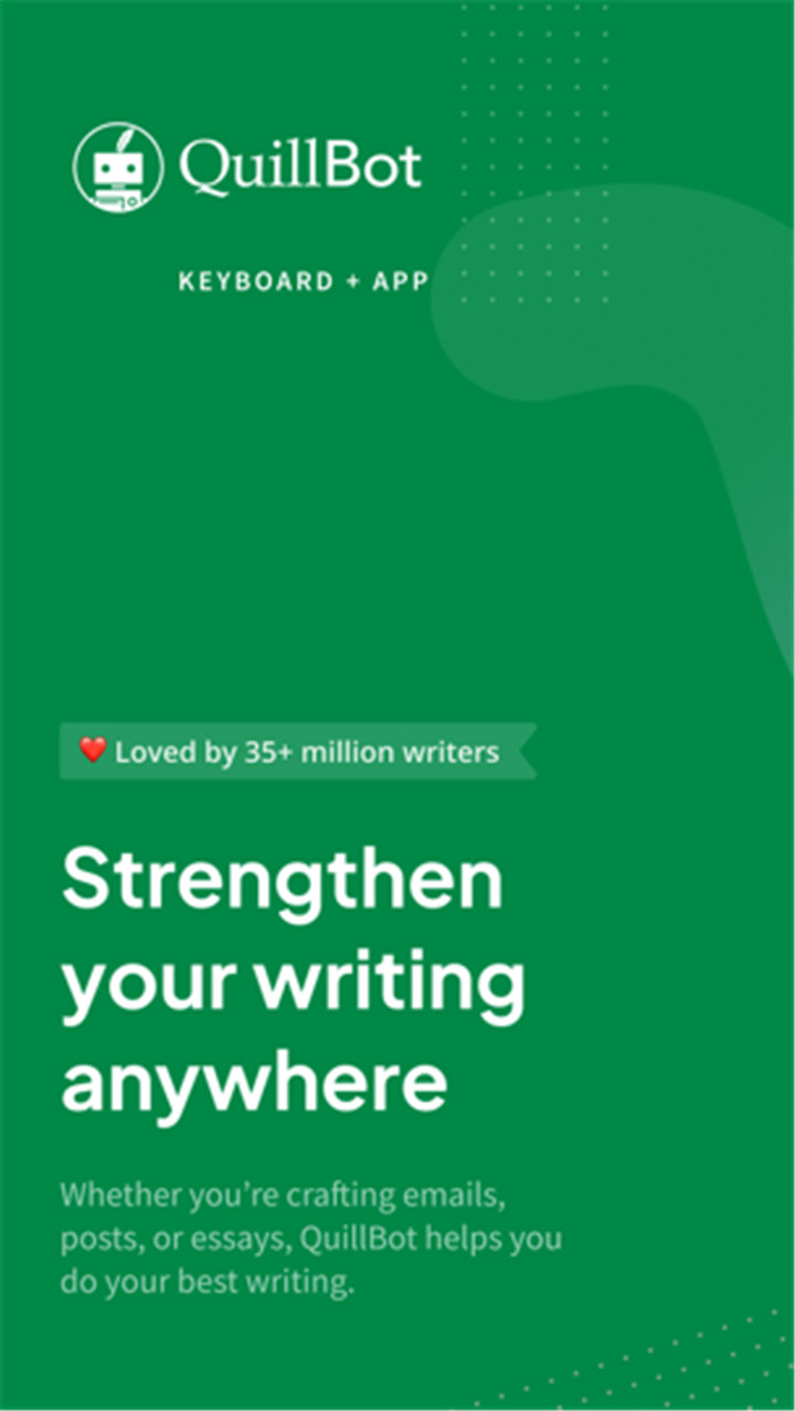 QuillBot - AI Writing Keyboard screenshot1