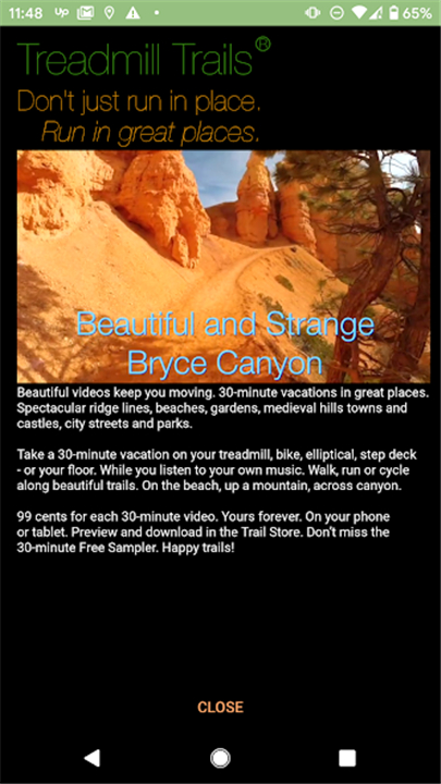 Treadmill Trails screenshot1