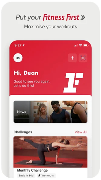 Fitness First UK screenshot1