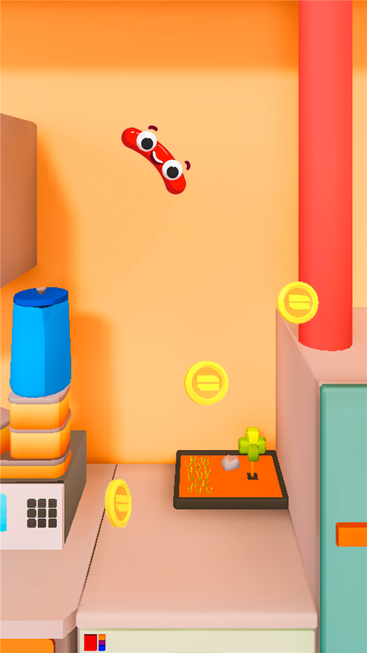 Sausage Game: Jump & Flip screenshot1