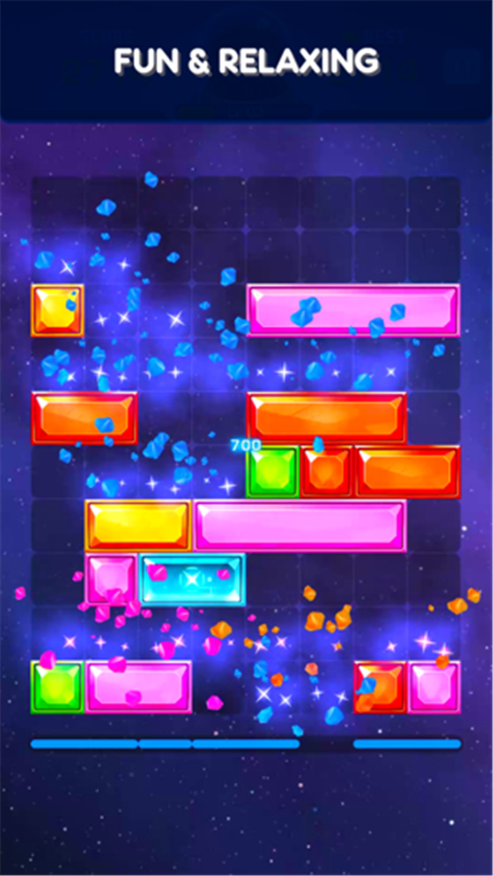 Jewel Slider: Drop Down Puzzle screenshot3