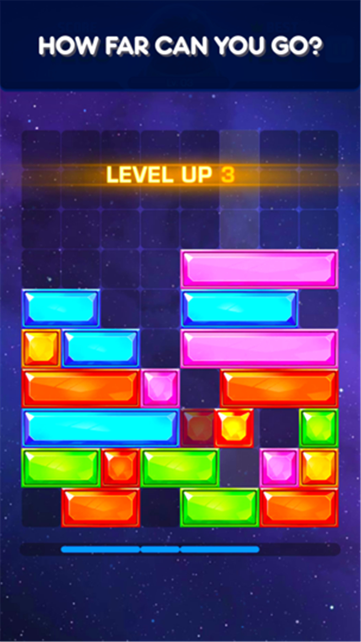Jewel Slider: Drop Down Puzzle screenshot5