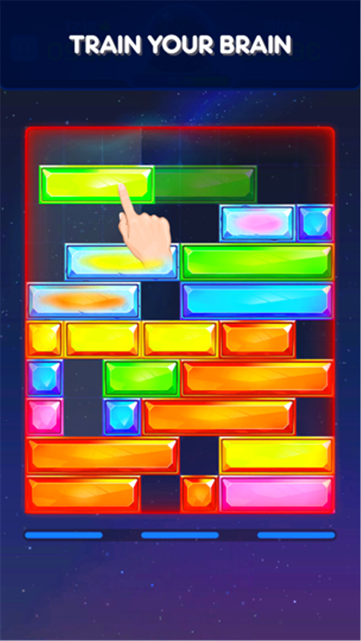 Jewel Slider: Drop Down Puzzle screenshot4