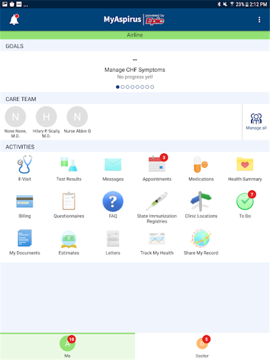 MyAspirus screenshot8