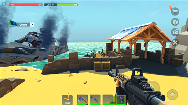 TEGRA: Zombie survival island screenshot2