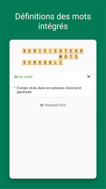 Verificateur Mots SCRABBLE screenshot2
