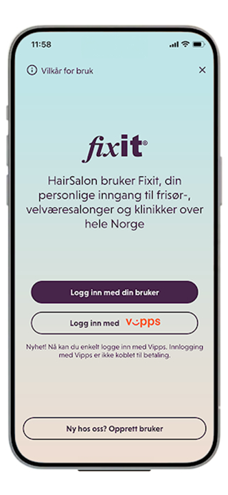 Fixit Timebestilling screenshot3