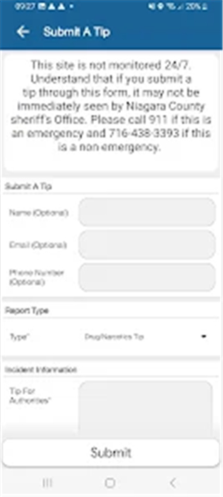 Niagara County NY Sheriff screenshot3