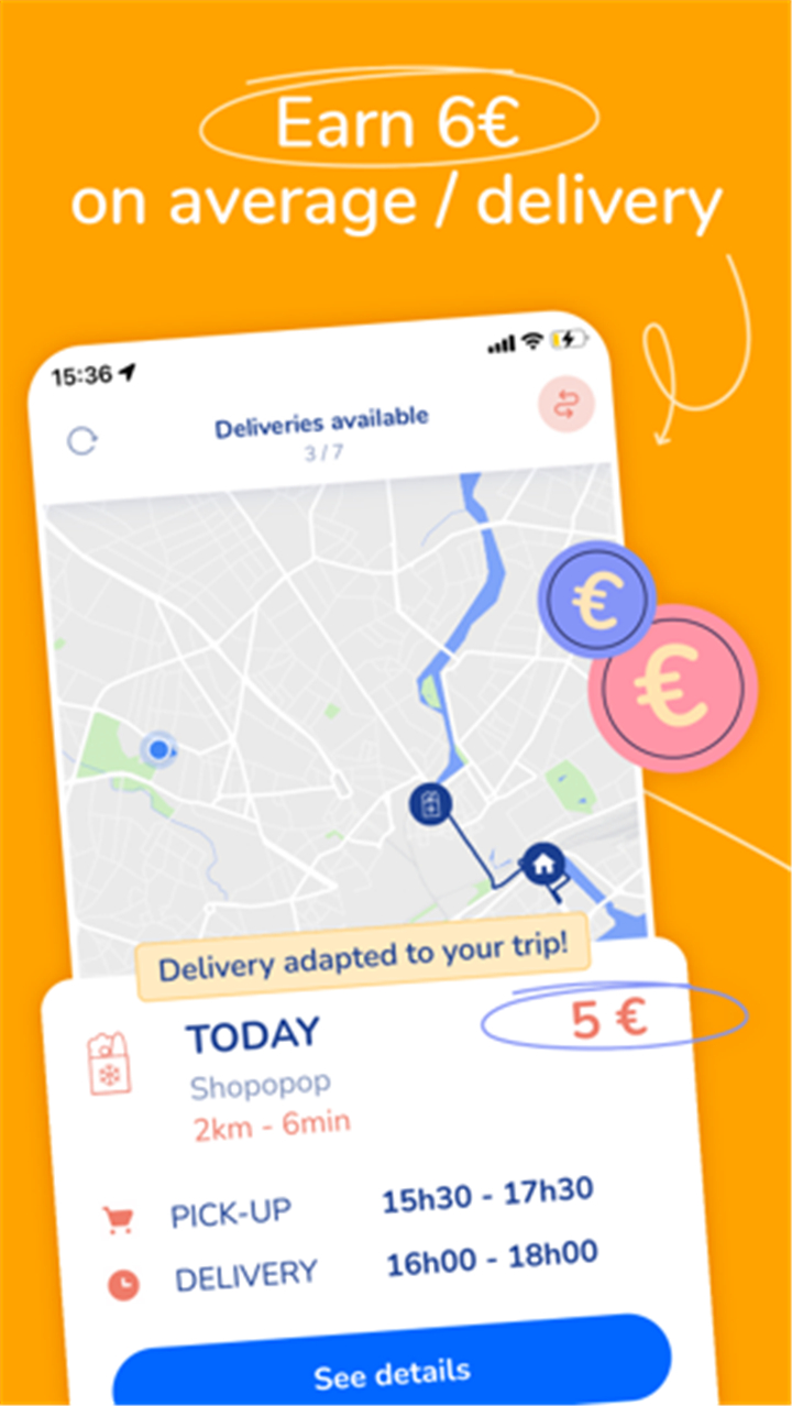 Shopopop: crowdshipping screenshot2