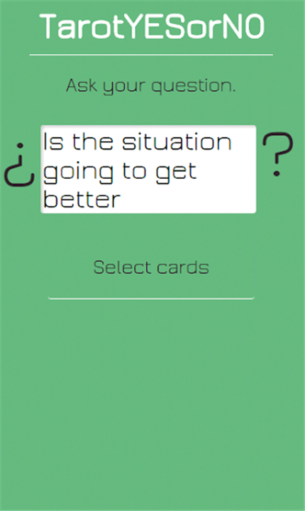 Tarot YES or NO screenshot2