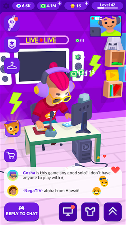 Idle Streamer - Tuber game screenshot8