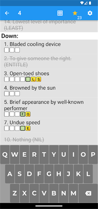 Classic Crosswords screenshot2
