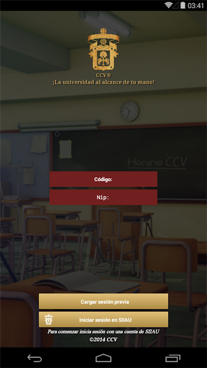 Horario CCV (Obsoleta) screenshot1