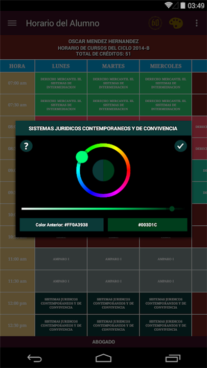 Horario CCV (Obsoleta) screenshot7