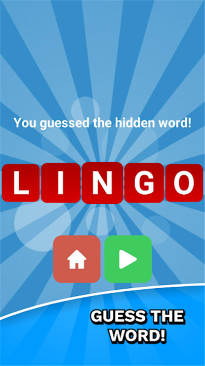 Lingo word game screenshot1