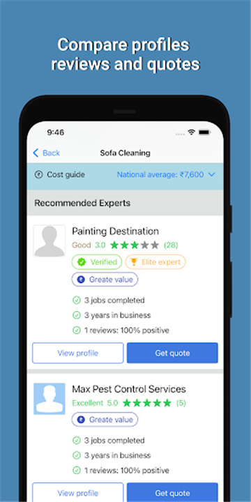 HomeTriangle: Hire Experts screenshot2