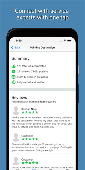 HomeTriangle: Hire Experts screenshot5