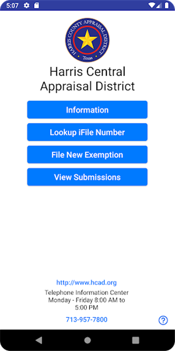 Harris Central Appraisal Dist screenshot1