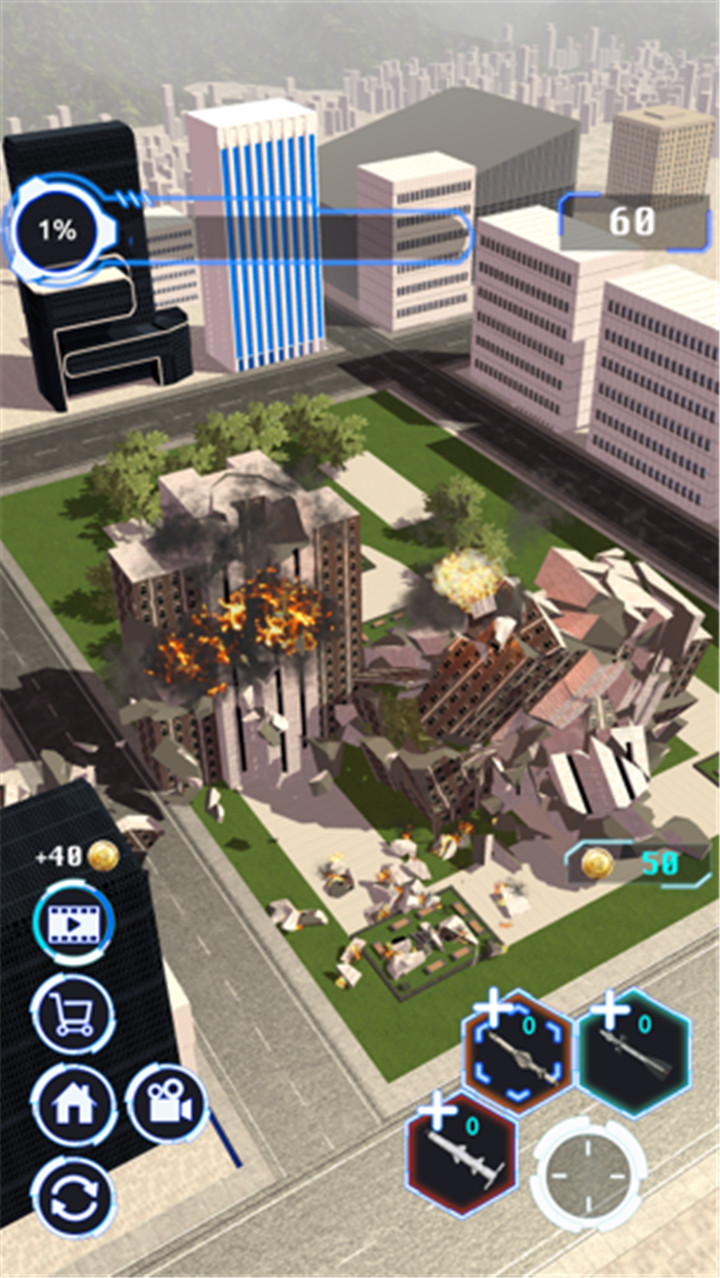 City Demolish: Rocket Smash! screenshot2