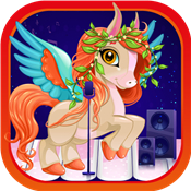 Colorful Pony Piano and Guitar