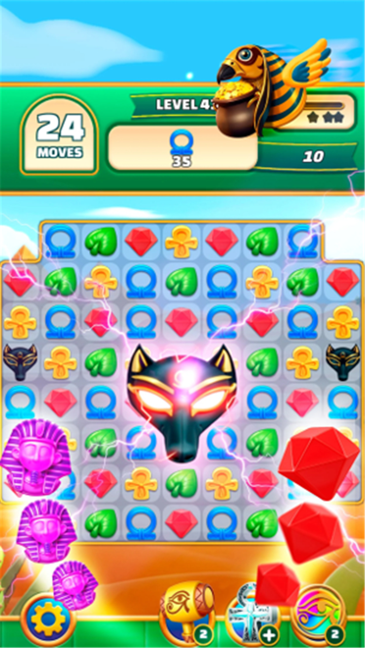 Gods & Gems: Match 3 Puzzle screenshot3