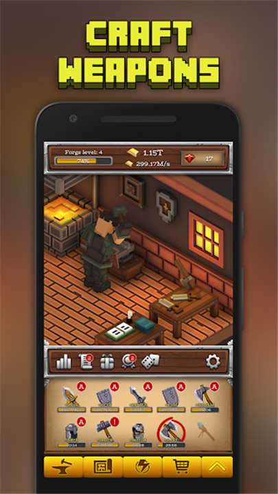 ForgeCraft - Crafting Tycoon screenshot1