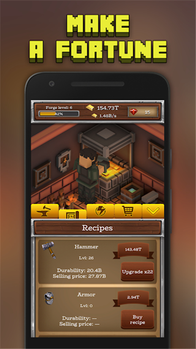 ForgeCraft - Crafting Tycoon screenshot2