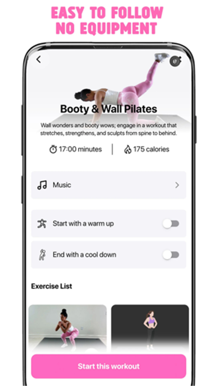 Pilates Workout from Home screenshot5