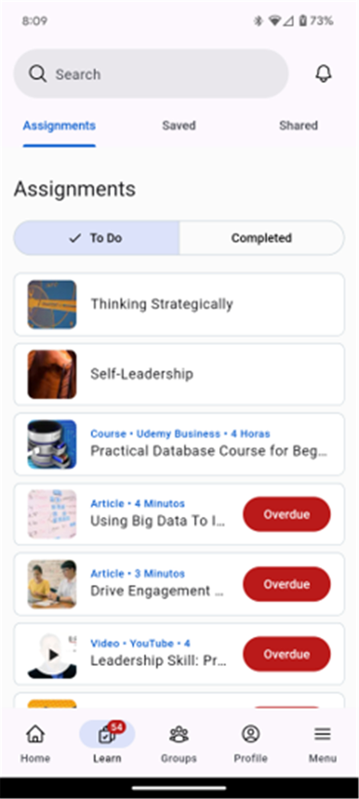 Degreed - Daily Learning Habit screenshot3