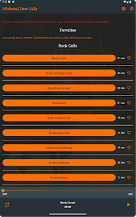 Whitetail Deer Calls screenshot6