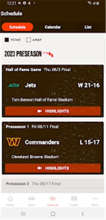 Cleveland Browns screenshot2