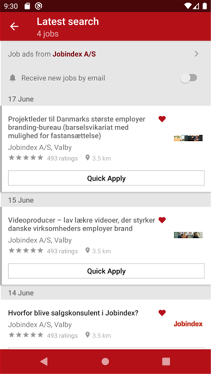 Jobindex: Søg job og arbejde screenshot1