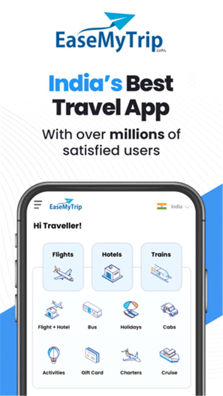 EaseMyTrip Flight, Hotel, Bus screenshot1