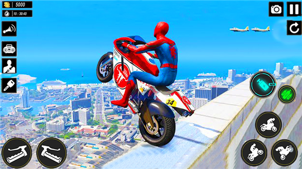 Superhero Bike Stunts 3D Race screenshot2