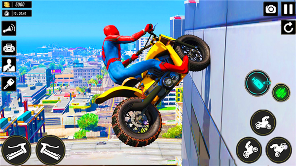 Superhero Bike Stunts 3D Race screenshot4