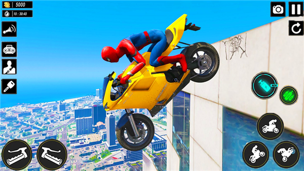 Superhero Bike Stunts 3D Race screenshot6