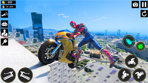Superhero Bike Stunts 3D Race screenshot8